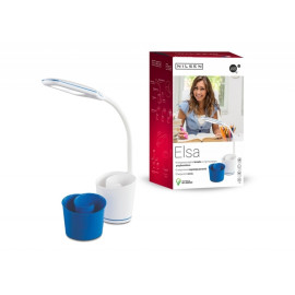 Lampa biurkowa LED 6W 400lm 4000K biało-niebieska - Elsa PX036